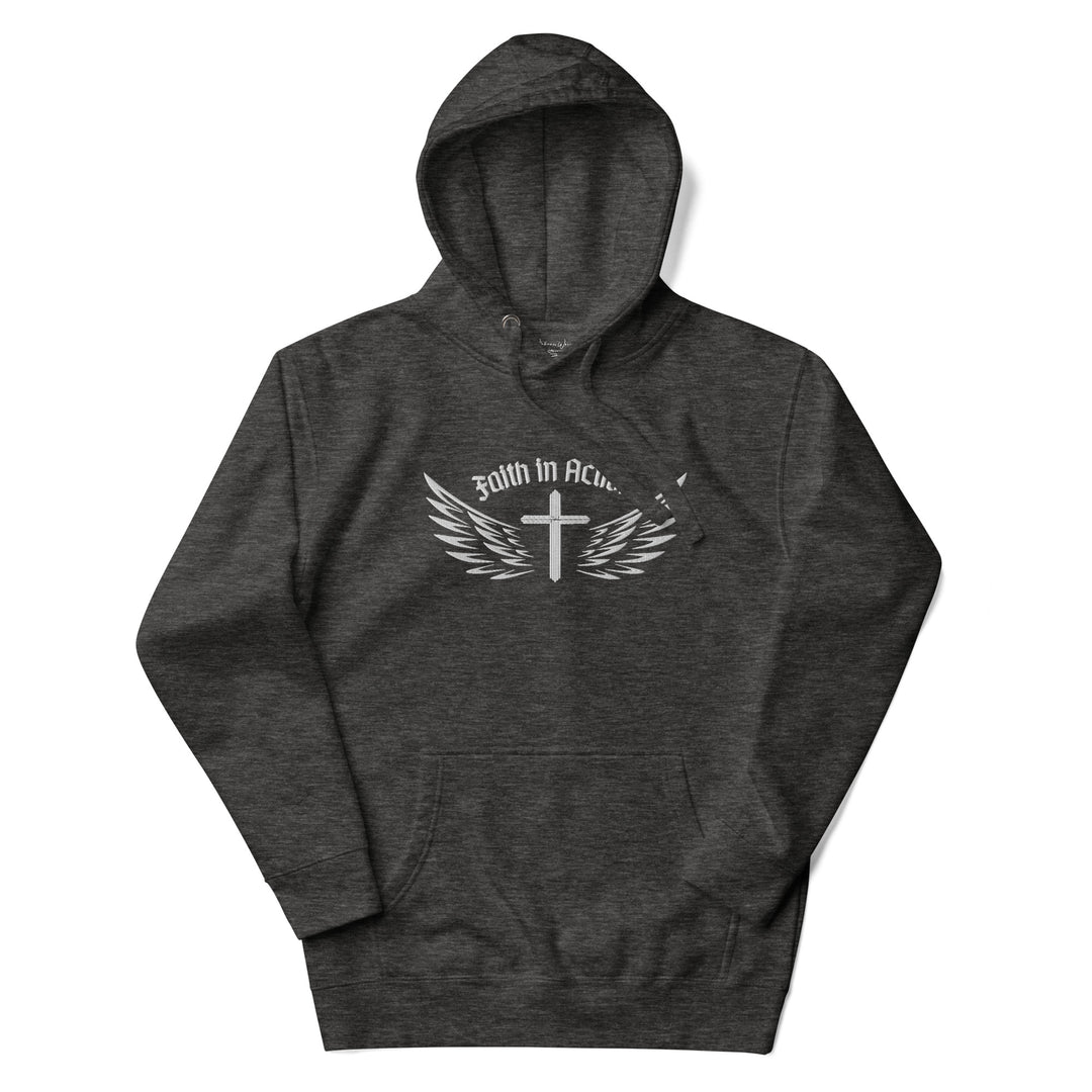 Faith In Action ~ Embroidered Design ~ Unisex Hoodie