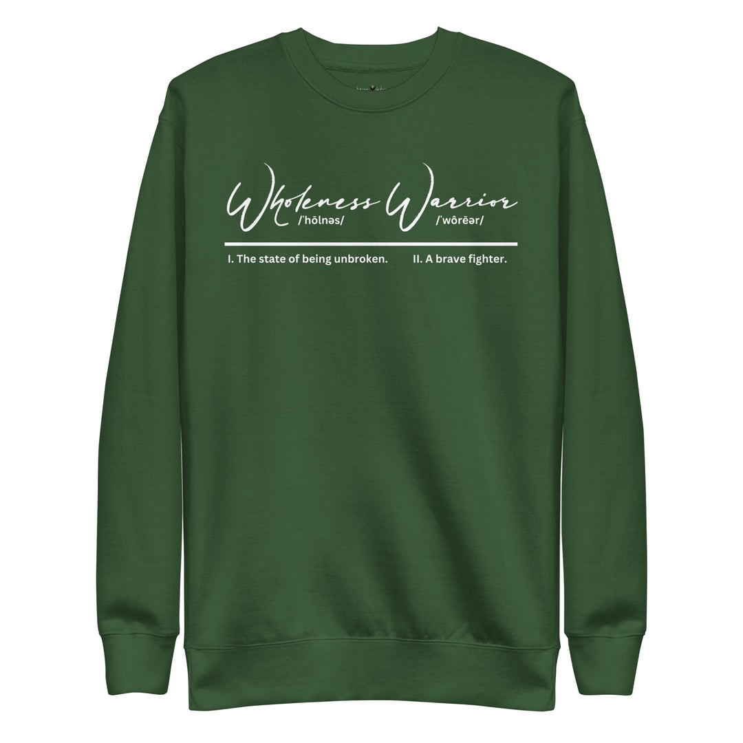 Signature Definition Sweatshirt ~ Unisex ~ White